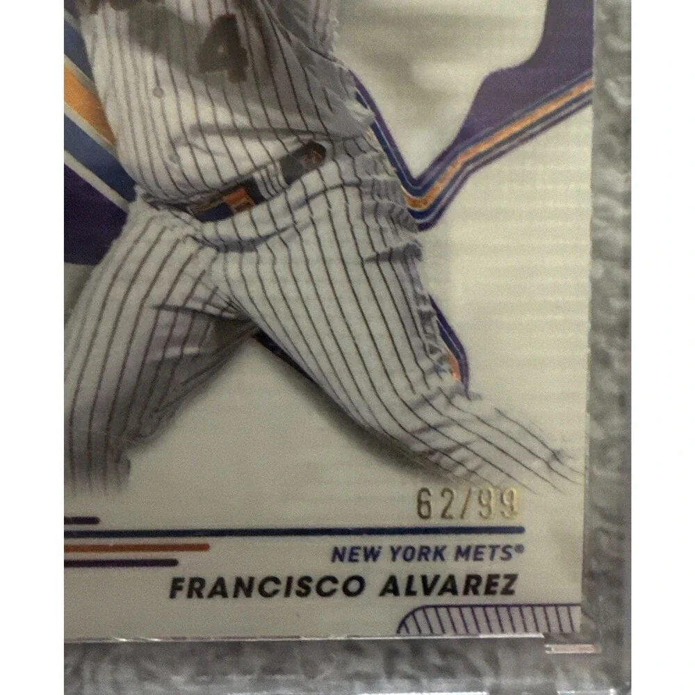 2024 Topps Pristine Purple Refractors #137 Francisco Alvarez /99 - BB